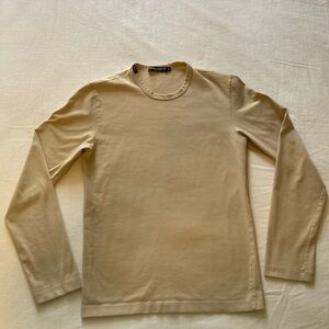 Dolce & Gabbana Beige Long Sleeve Tee